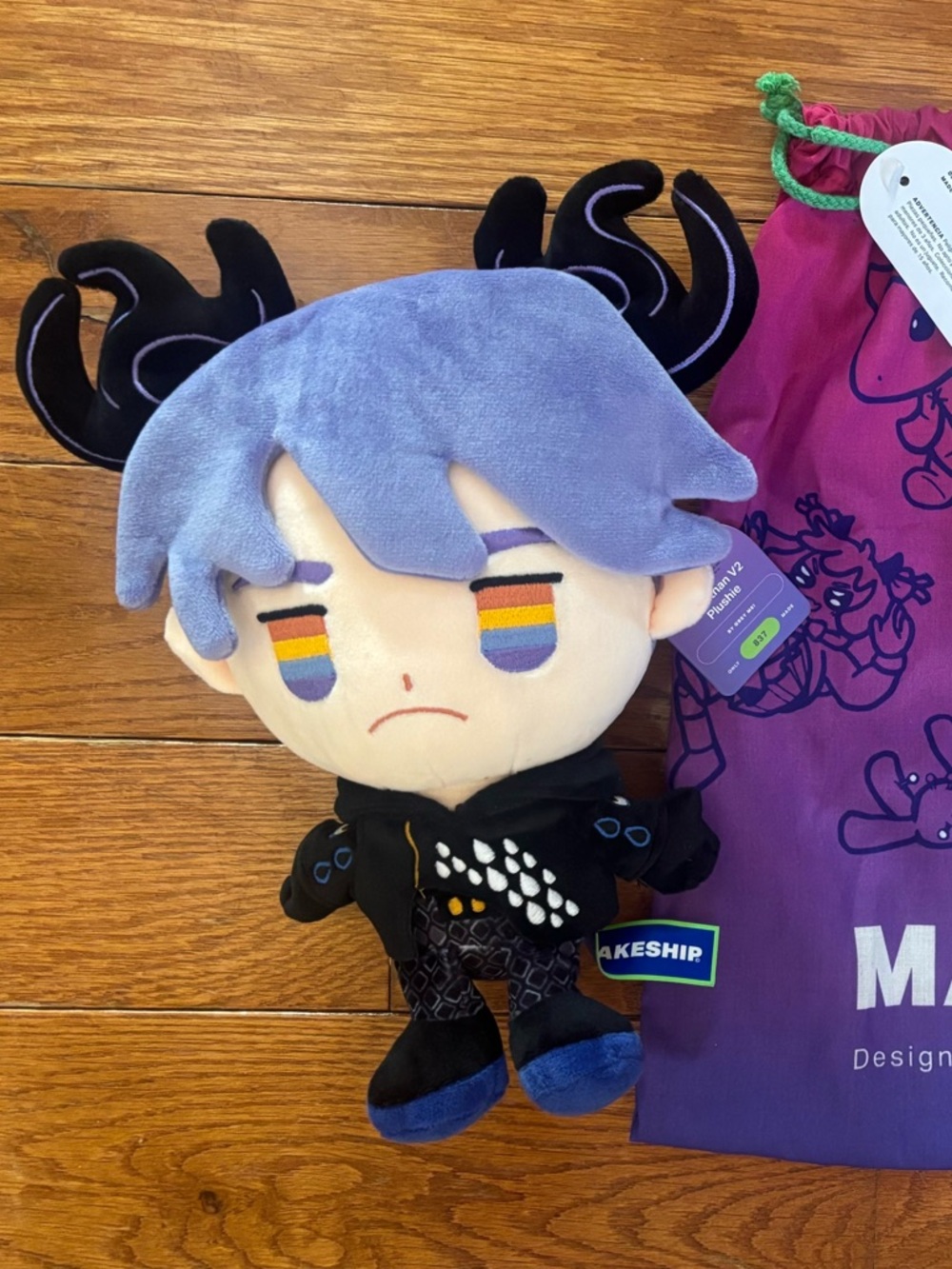 Obey Me! Leviathan V2 Makeship Limited Plushie-Brand new with tag-Only 837 made